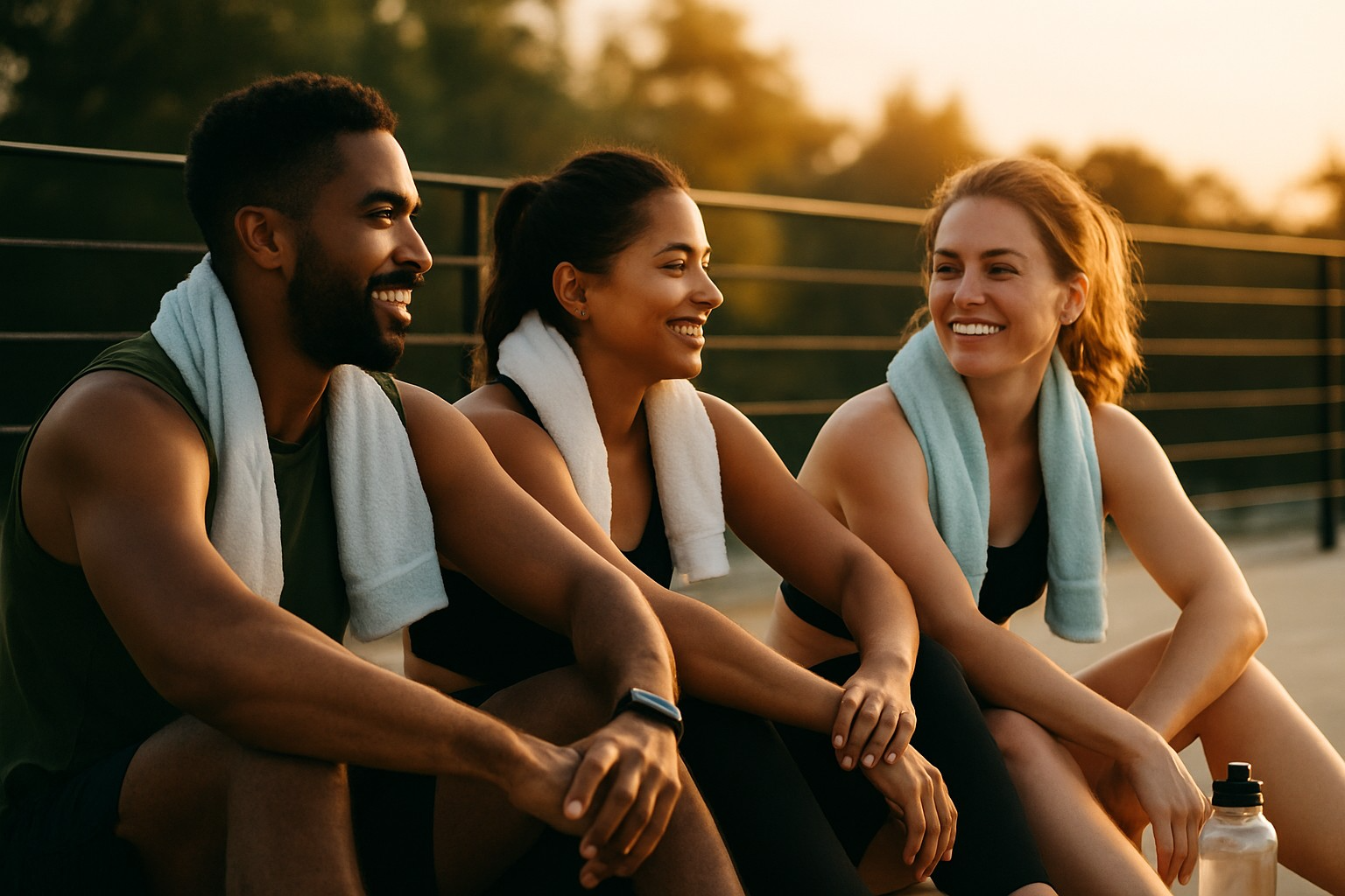 Post workout group lifestyle